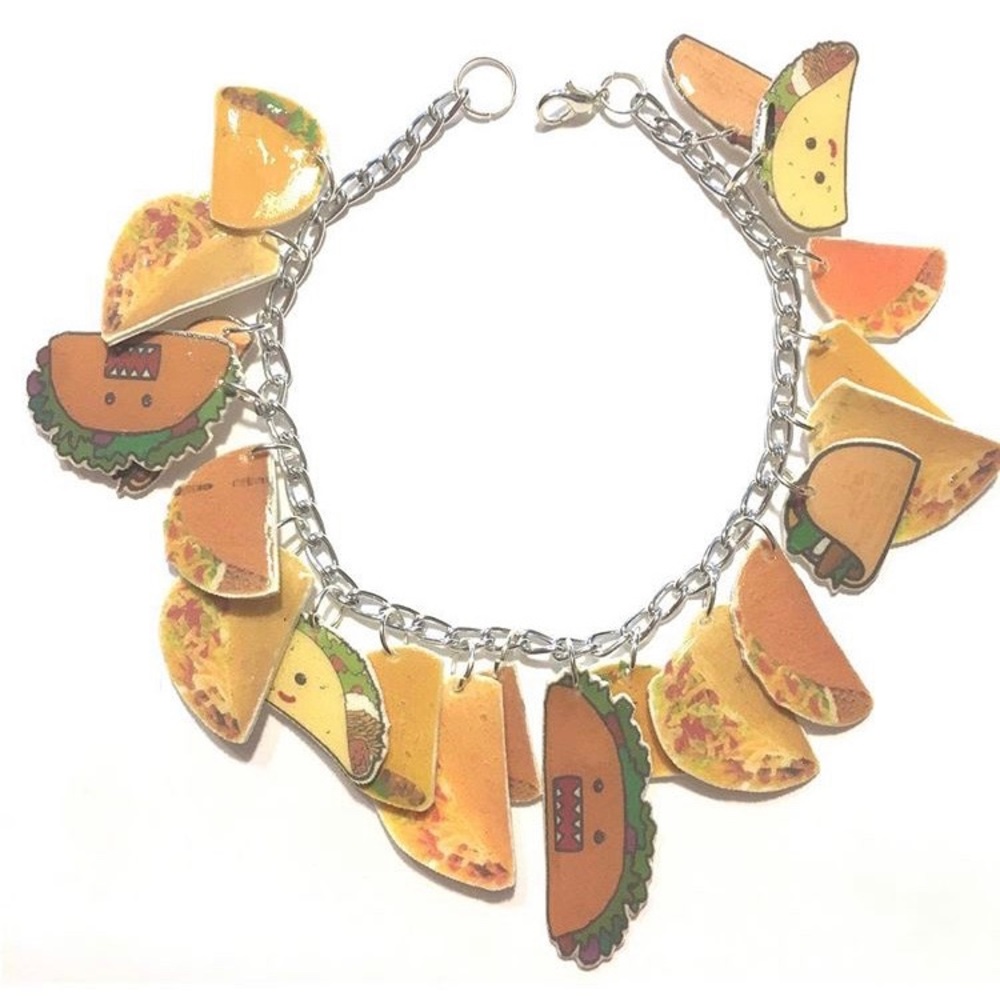 Taco Tuesday Charm Bracelet One of a kind Kawaii